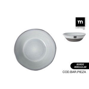 Assiette creuse La Mediterránea Black clay |  Assiettes, plats et p...