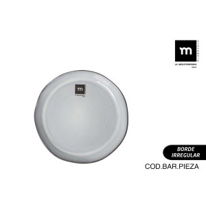 Flat Plate La Mediterránea Black clay |  Plates, platters and trays...