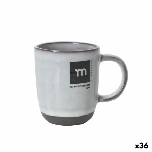 Kop La Mediterránea Black clay (36 Stück) |  Tassen und Thermoskann...