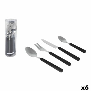 Couverts Quttin Plastique 16 Pièces (6 Unités) |  Couteaux et aigui...