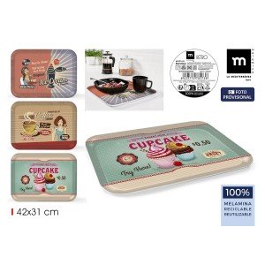 Tray La Mediterránea 42 x 31 cm (9Units) |  Plates, platters and tr...