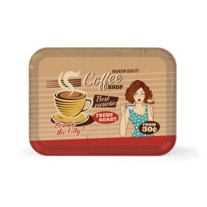 Tray La Mediterránea 42 x 31 cm (9Units) |  Plates, platters and tr...