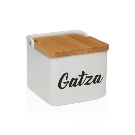 Salt Shaker with Lid Versa GATZA Ceramic 8,8 x 8,5 x 8,8 cm |  Spic...