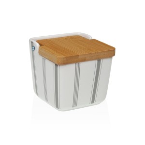 Salière avec couvercle Versa G-LINES Céramique 8,8 x 8,5 x 8,8 cm |...