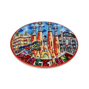 Dessous de plat Versa Barcelona Liège Céramique 20 X 0,6 X 20 CM | ...