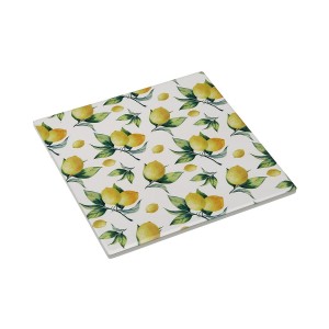 Untersetzer Versa Kork aus Keramik Zitronengelb 20 X 0,6 X 20 CM | ...