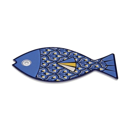 Untersetzer Versa Blau Kork aus Keramik Fisch 14 x 0,7 x 20 cm |  U...