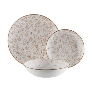 Geschirr Versa Beige Porzellan 18 Stücke |  Geschirr, Tabletts und ...