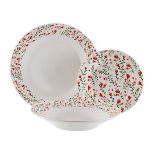 Assiettes Versa Porcelaine Coeurs 18 Pièces |  Assiettes, plats et ...