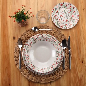 Assiettes Versa Porcelaine Coeurs 18 Pièces |  Assiettes, plats et ...