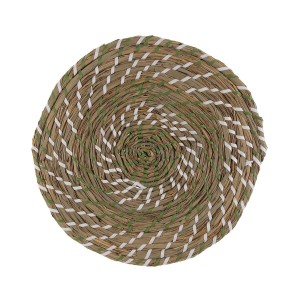 Untersetzer Versa Weiß grün Textil Wasserhyazinthe 38 cm |  Unterse...