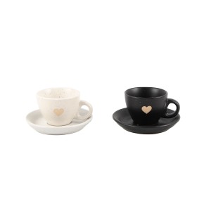 Satz von Kaffeetassen Versa Steingut |  Tassen und Thermoskannen   ...