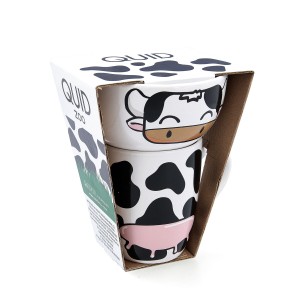 Lot de tasses Quid Zoo Multicouleur Céramique Vache |  Tasses et th...