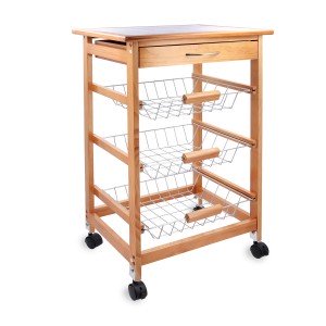 Multi-purpose Cart Quid Garbo Brown Wood 47 x 37 x 76 cm |  Other a...