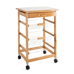 Mehrzweckwagen Quid Garbo Braun Holz 47 x 37 x 76 cm |  Weiteres Zu...