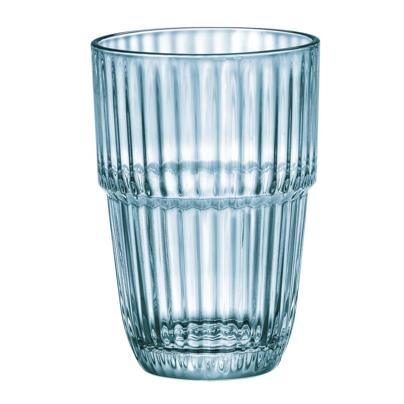 Glass for water Bormioli Rocco Barshine Blue Glass 380 ml (6 Units)...