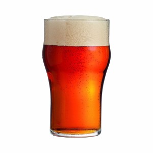 Beer Glass Arcoroc Nonic Transparent Glass 340 ml (24 Units) |  Gla...