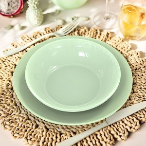 Geschirr Luminarc Apy Paradise Verde grün Glas 18 Stücke |  Geschir...