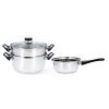 Cookware Quid Habitat Steel 3 Pieces |  Cookware sets   | Chef Up