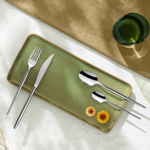Gabel Amefa Soprano Inox Silberfarben Metall 12 Stück |  Messer und...