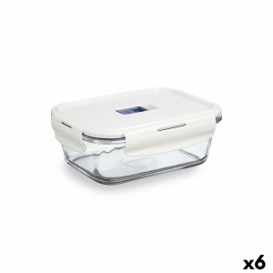 Boîte à lunch hermétique Luminarc Baltic Crème verre 820 ml (6 Unit...