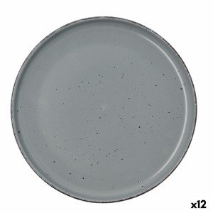 Assiette plate Quid Duna Gris Céramique 26,5 x 2,8 cm (12 Unités) |...