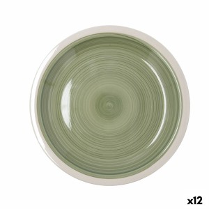Assiette plate Quid Calypso Vert Céramique Ø 27 cm (12 Unités) |  A...