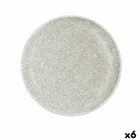 Assiette plate Bidasoa Element Hydrozero Beige Céramique Ø 25 cm (6...