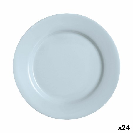 Flacher Teller Luminarc Plumi Paradise Azu Blau Glas Ø 2,24 cm (24 ...