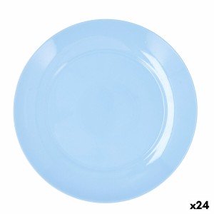 Flat Plate Luminarc Apy Paradise Azul Blue Glass Ø 25 cm (24 Units)...