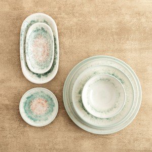Assiette plate Bidasoa Kai Hydrozero Blanc Céramique Ø 27 cm (6 Uni...