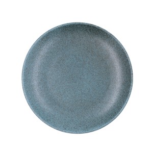 Flat Plate Bidasoa Element Hydrozero Blue Ceramic Ø 25 cm (6 Units)...