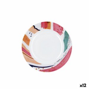 Suppenteller Quid Acuarela Weiß Biokunststoff Ø 20 cm (12 Stück) | ...