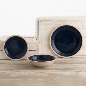 Suppenteller Quid Baltic Beige aus Keramik Ø 21,5 cm (12 Stück) |  ...