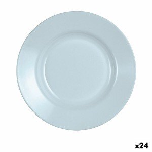 Deep Plate Luminarc Plumi Paradise Azu Blue Glass Ø 22 cm (24 Units...