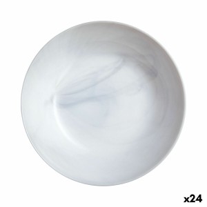Assiette creuse Luminarc Diwali Granit Marb Bicolore verre Ø 20 cm ...