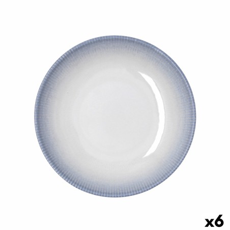 Suppenteller Bidasoa Lea Hydrozero Weiß aus Keramik Ø 23 cm (6 Stüc...