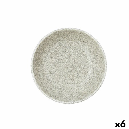 Deep Plate Bidasoa Element Hydrozero Beige Ceramic Ø 20 cm (6 Units...