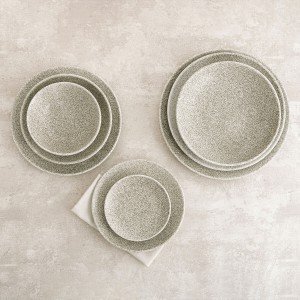 Deep Plate Bidasoa Element Hydrozero Beige Ceramic Ø 20 cm (6 Units...