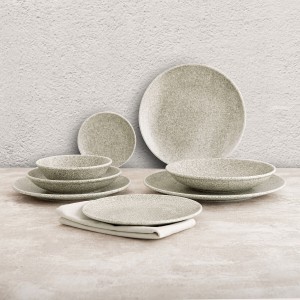 Deep Plate Bidasoa Element Hydrozero Beige Ceramic Ø 23 cm (6 Units...