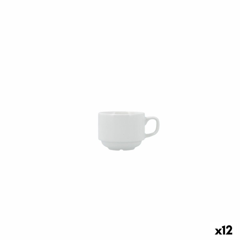 Tasse de café et de thé Bidasoa Serenity Hydrozero Blanc Céramique ...