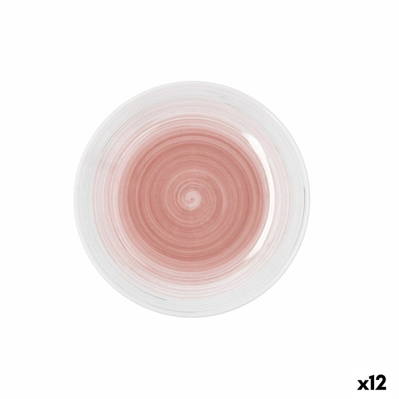 Dessertteller Quid Velvet Rosa aus Keramik Ø 19 cm (12 Stück) |  Ge...