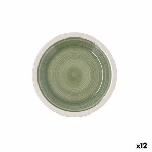 Dessert dish Quid Calypso Green Ceramic Ø 19 cm (12 Units) |  Plate...
