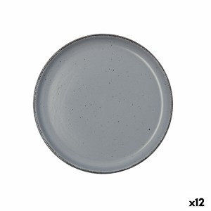 Assiette à dessert Quid Duna Gris Céramique 20 x 2,5 cm (12 Unités)...