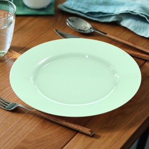 Dessert dish Luminarc Plumi Paradise Green Glass Ø 19 cm (24 Units)...