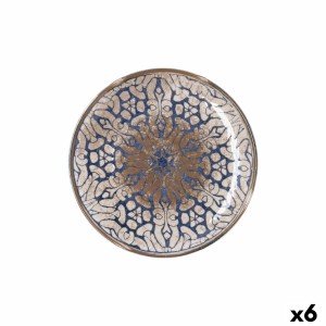 Dessert dish Bidasoa Deneb Hydrozero Brown Ceramic Ø 21 cm (6 Units...