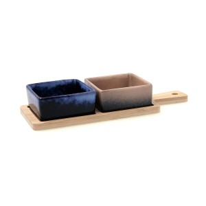 Ensemble à apértif Bidasoa Moana Multicouleur Céramique 25 x 9,5 x ...