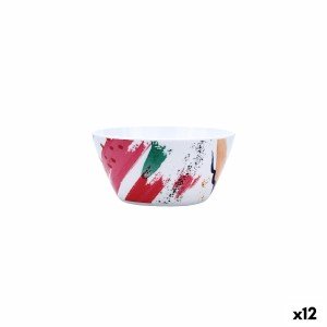 Snack Bowl Quid Acuarela White Bioplastic 14,5 x 7 cm (12 Units) | ...