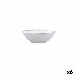 Snack Bowl Bidasoa Polaris Hydrozero Beige Ceramic (6 Units) |  Pla...