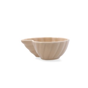 Snack Bowl Bidasoa Aura Stela Beige Ceramic 12,5 x 11,5 x 5 cm (6 U...
